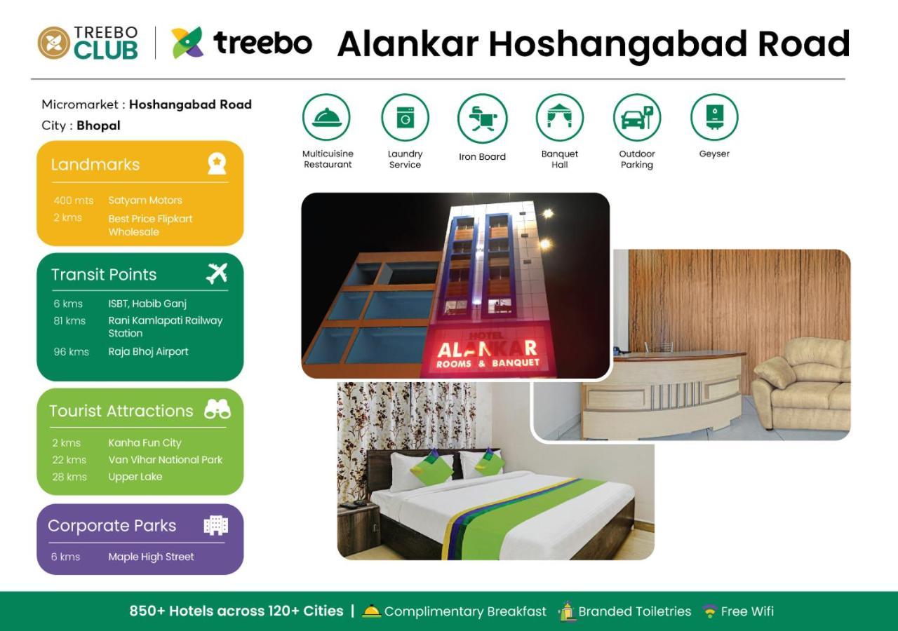 Treebo Alankar Hoshangabad Road Bhopal Exterior photo